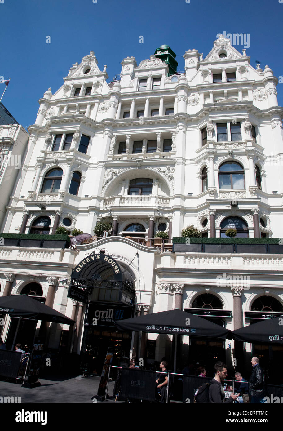 Ristorante a Leicester Square, nel West End di Londra, Inghilterra, Regno Unito Foto Stock