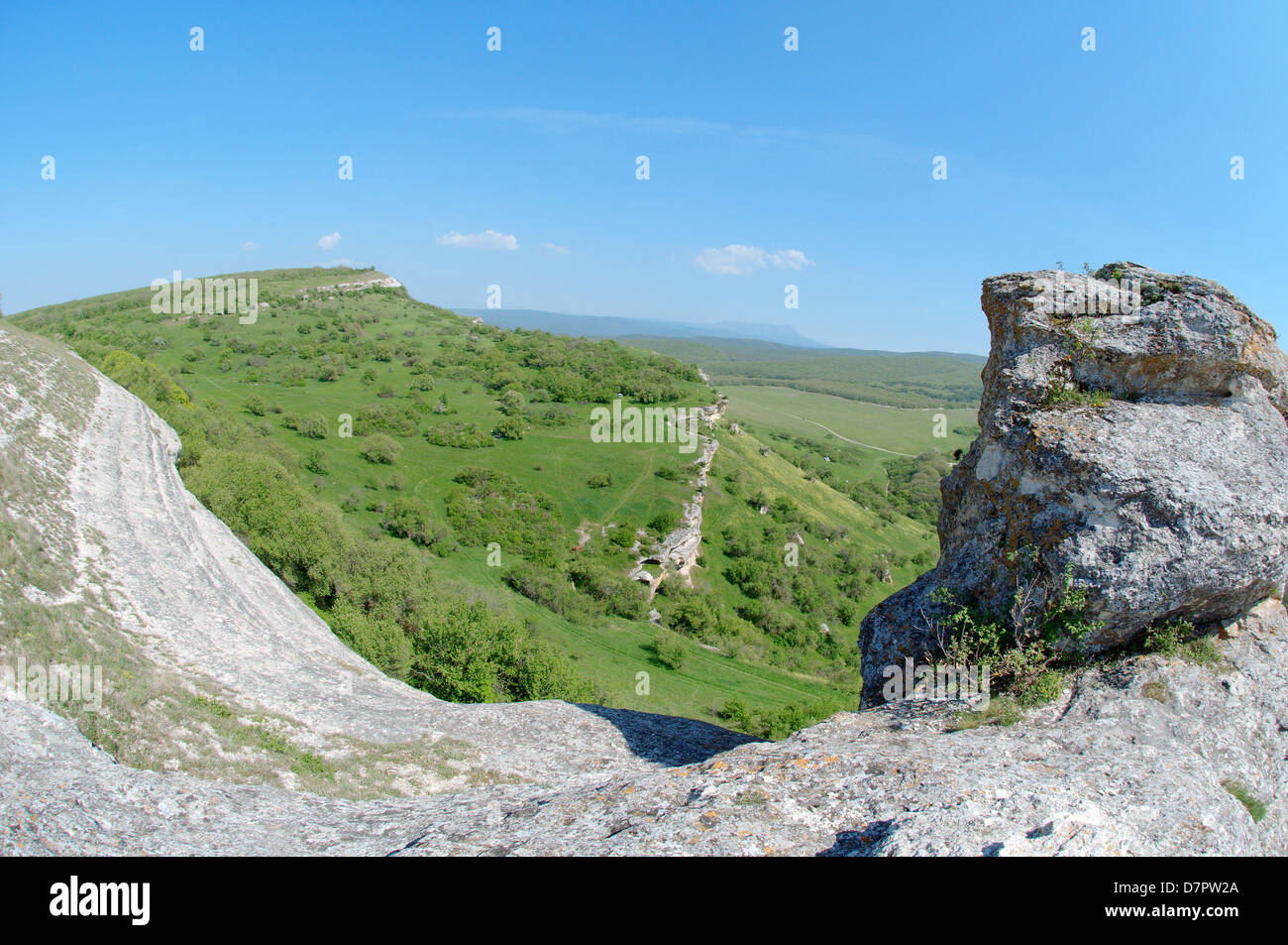 Montagne della Crimea in Crimea, Ucraina, Europa orientale Foto Stock