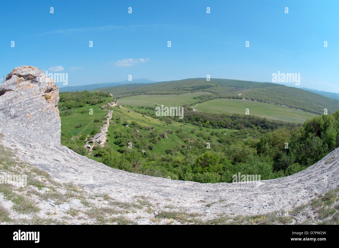 Montagne della Crimea in Crimea, Ucraina, Europa orientale Foto Stock