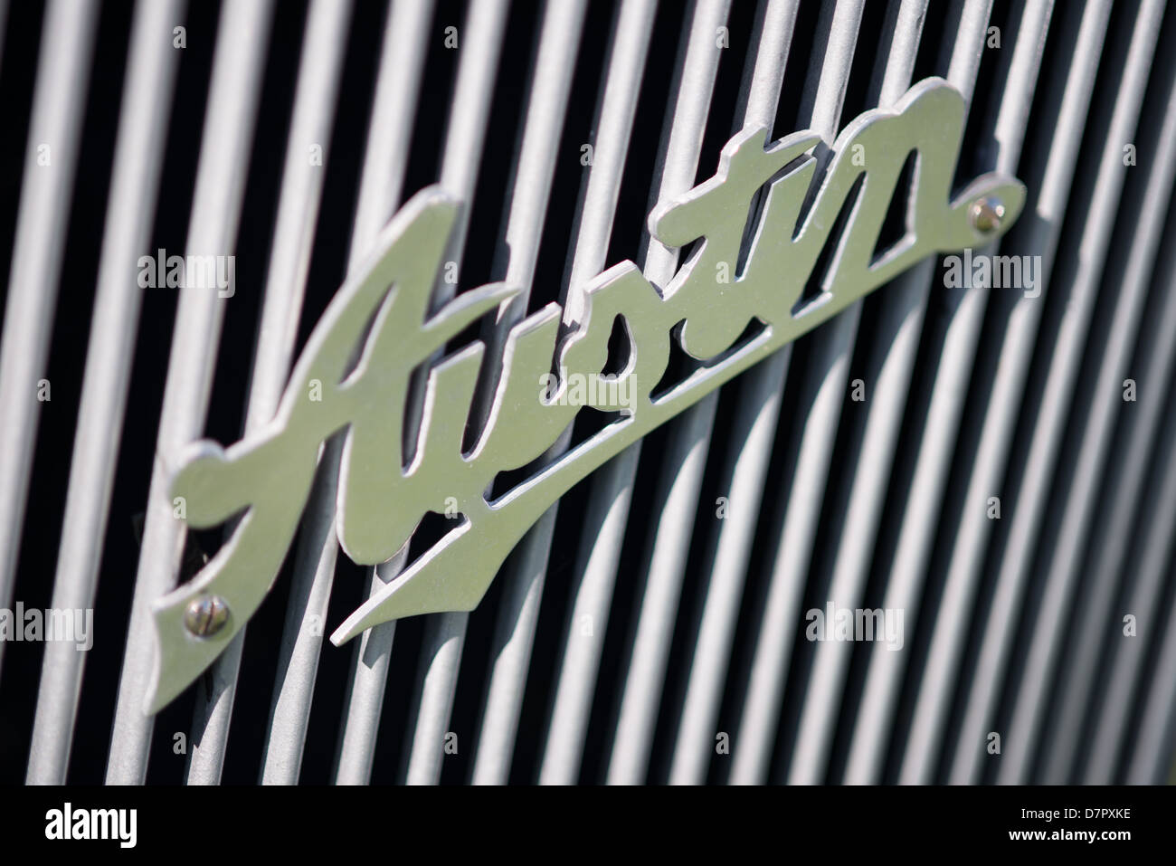 Austin auto Vintage logo emblema di badge Foto Stock