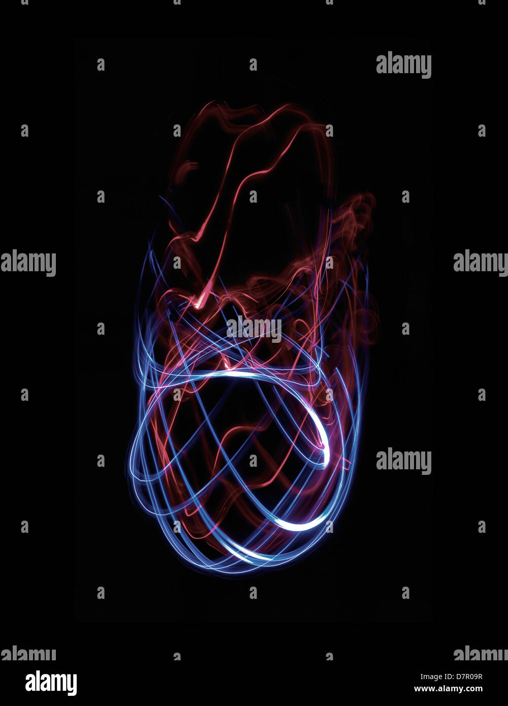 Luce di modelli di verniciatura Foto Stock