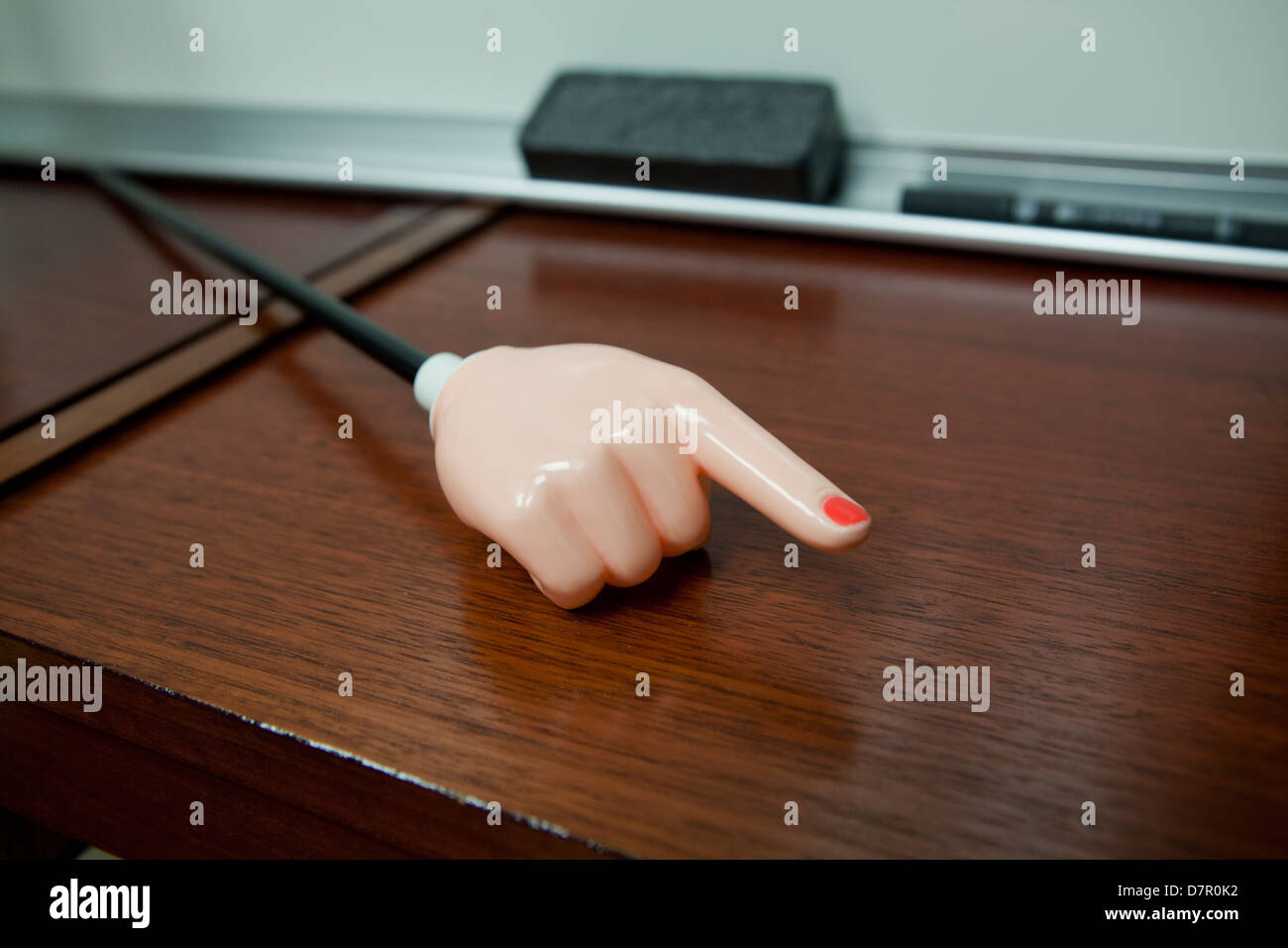 Puntatore di dito Foto Stock
