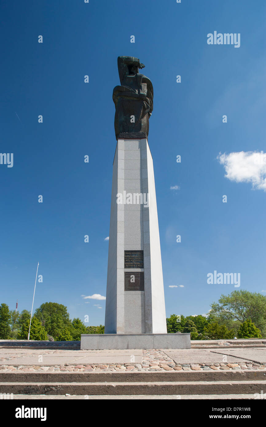 Liepaja, Lettonia, Baltico città paese storico kurzeme lettonia latvija liepaja monumento Foto Stock
