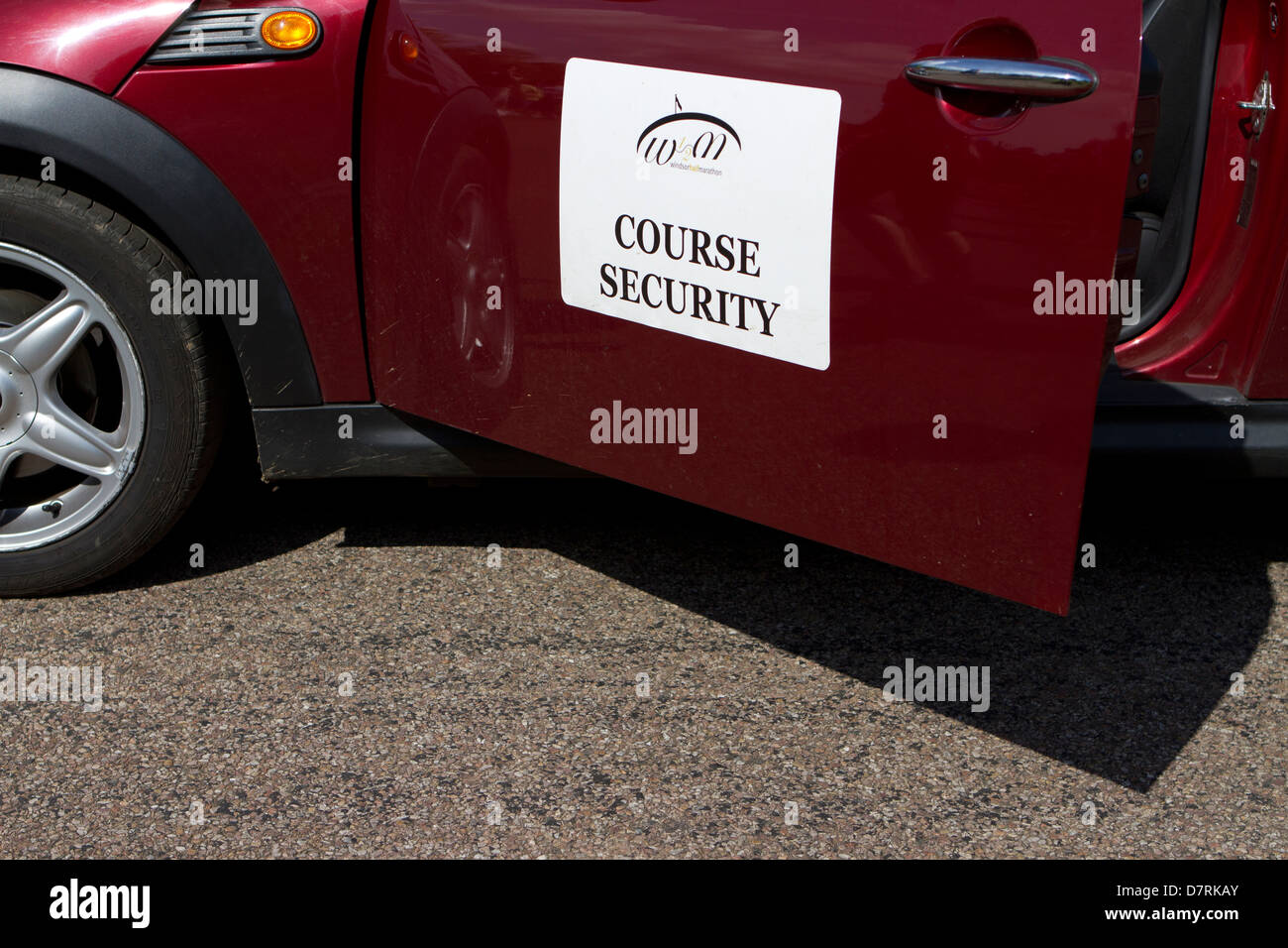 Corso sicurezza del veicolo a Lei corre Windsor evento. Foto Stock