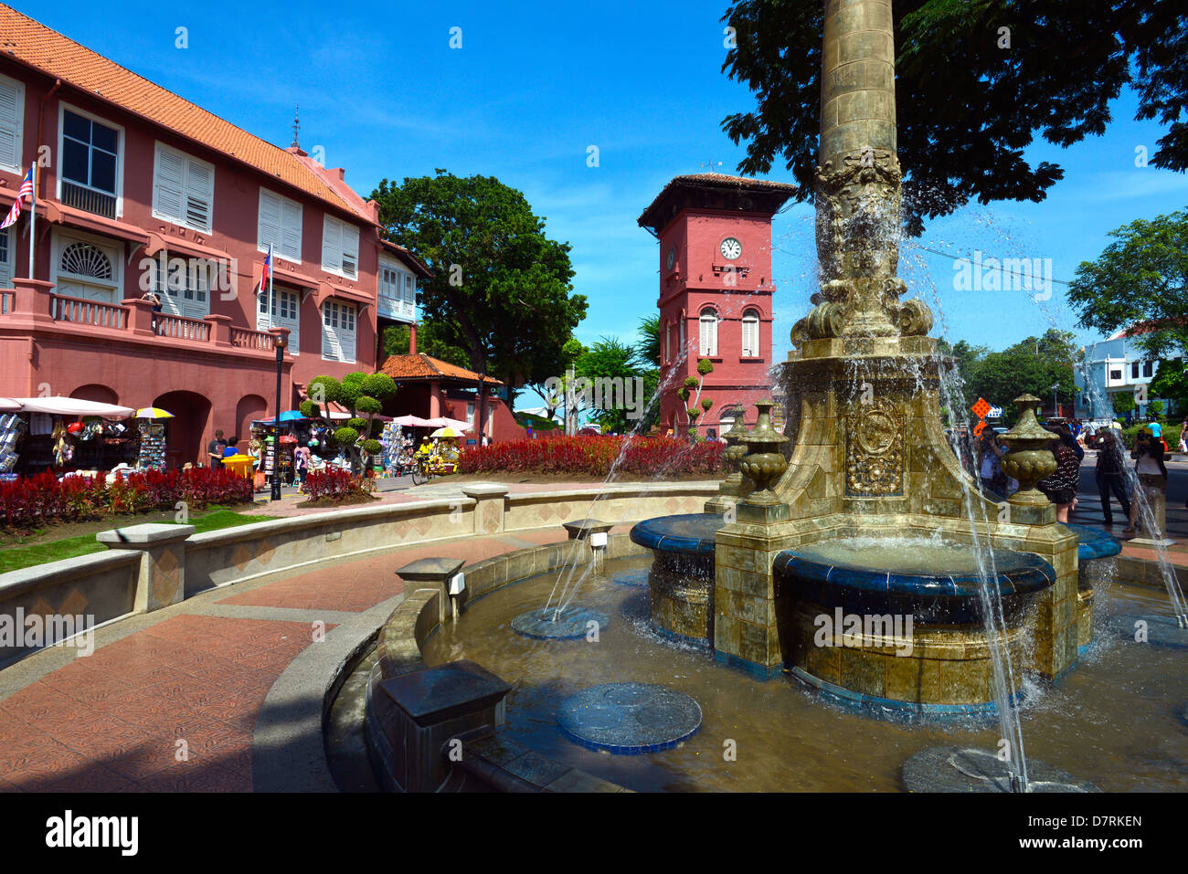 Asia Malesia Malacca Town Square Foto Stock