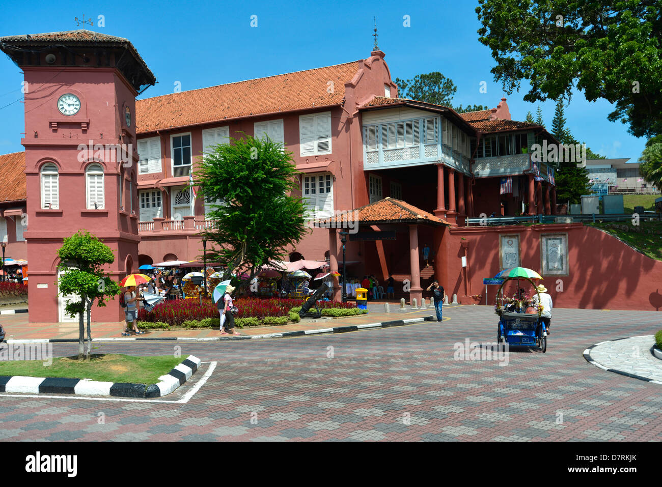 Asia Malesia Malacca Stadthuys Museo in Town Square Foto Stock