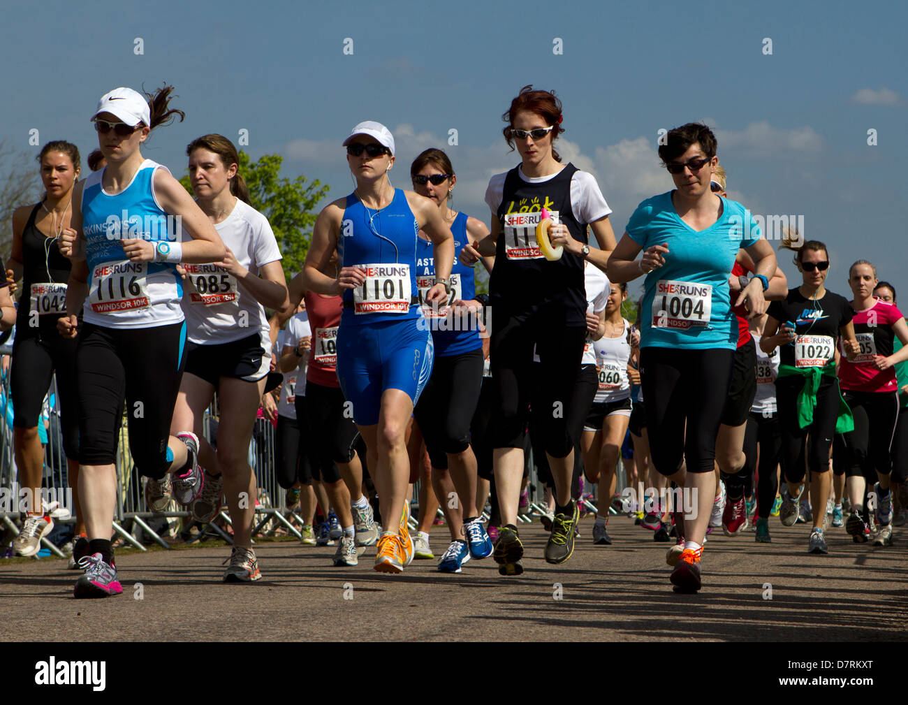 I concorrenti in Lei corre Windsor evento. Foto Stock