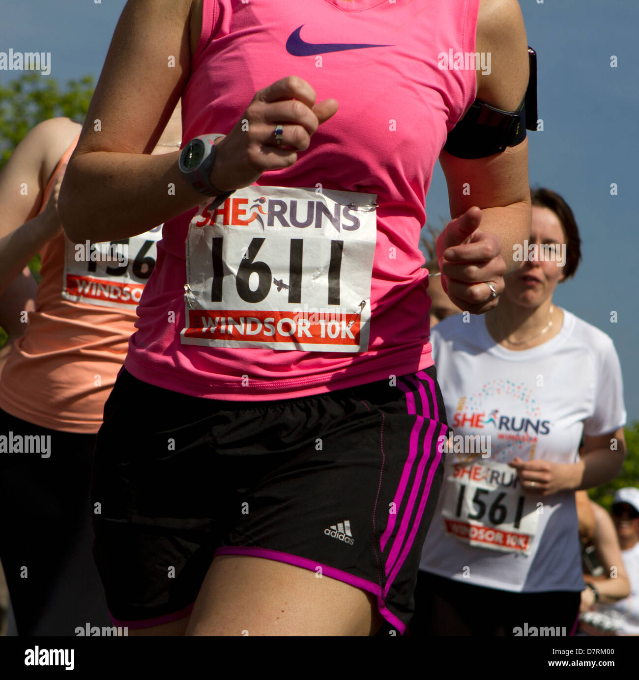 I concorrenti in Lei corre Windsor evento. Foto Stock