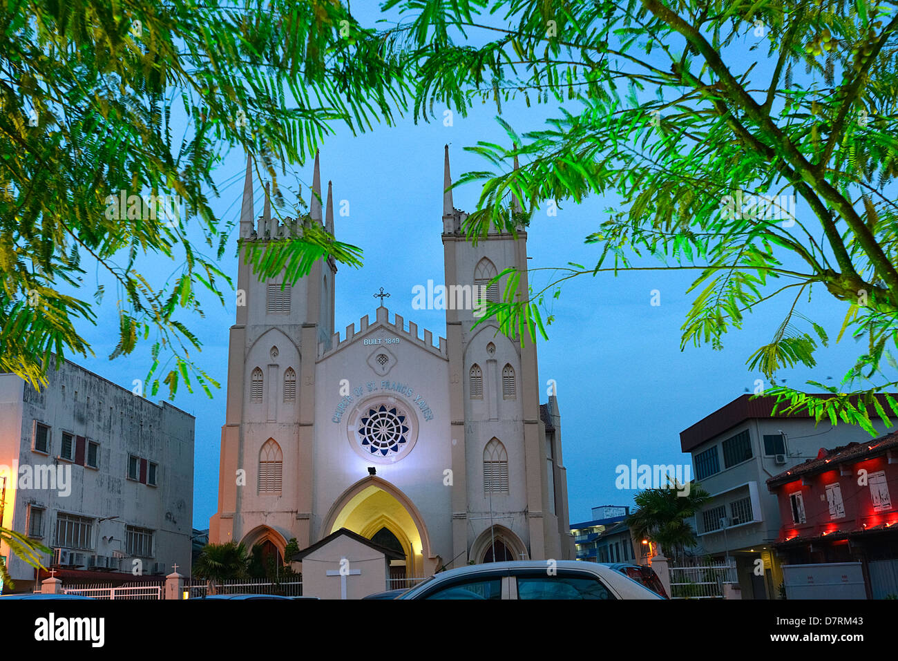 Asia Malesia Malacca chiesa di San Francesco Saverio Foto Stock