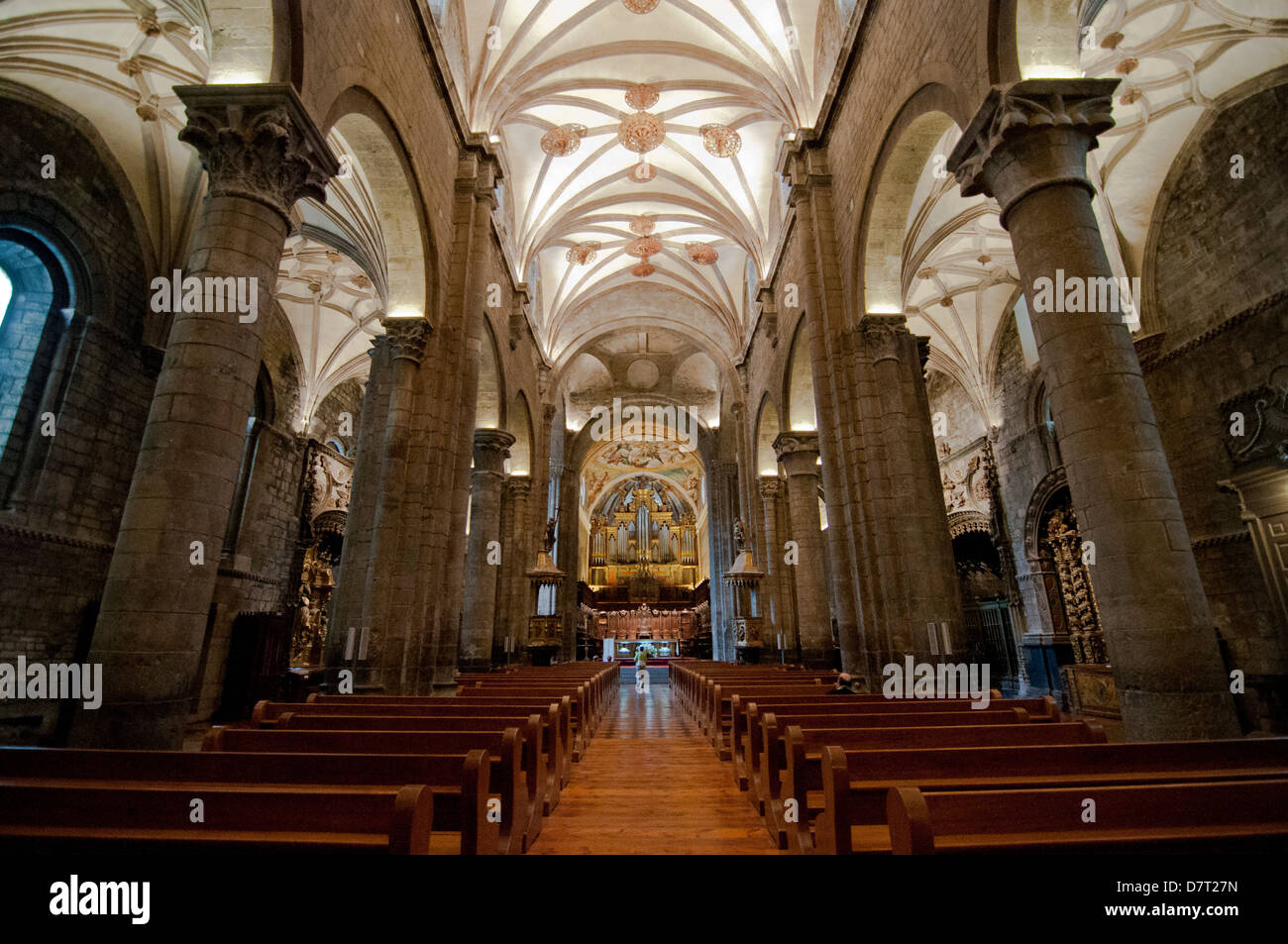 Cattedrale di Jaca. Modo di St James, Huesca Spagna Foto Stock