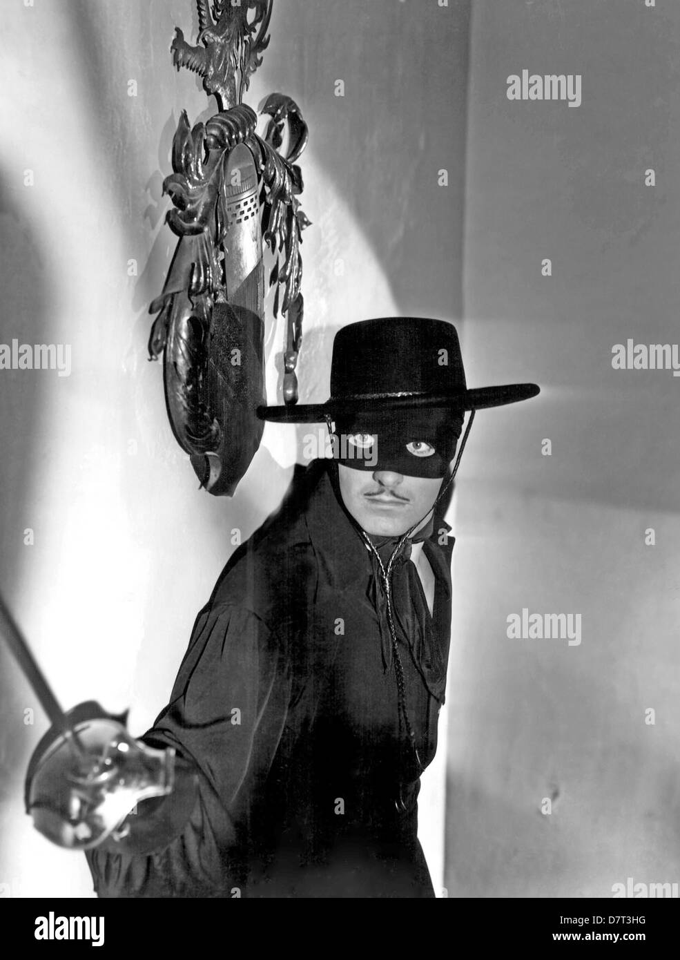 The mask of zorro 1940 tyrone power immagini e fotografie stock ad alta