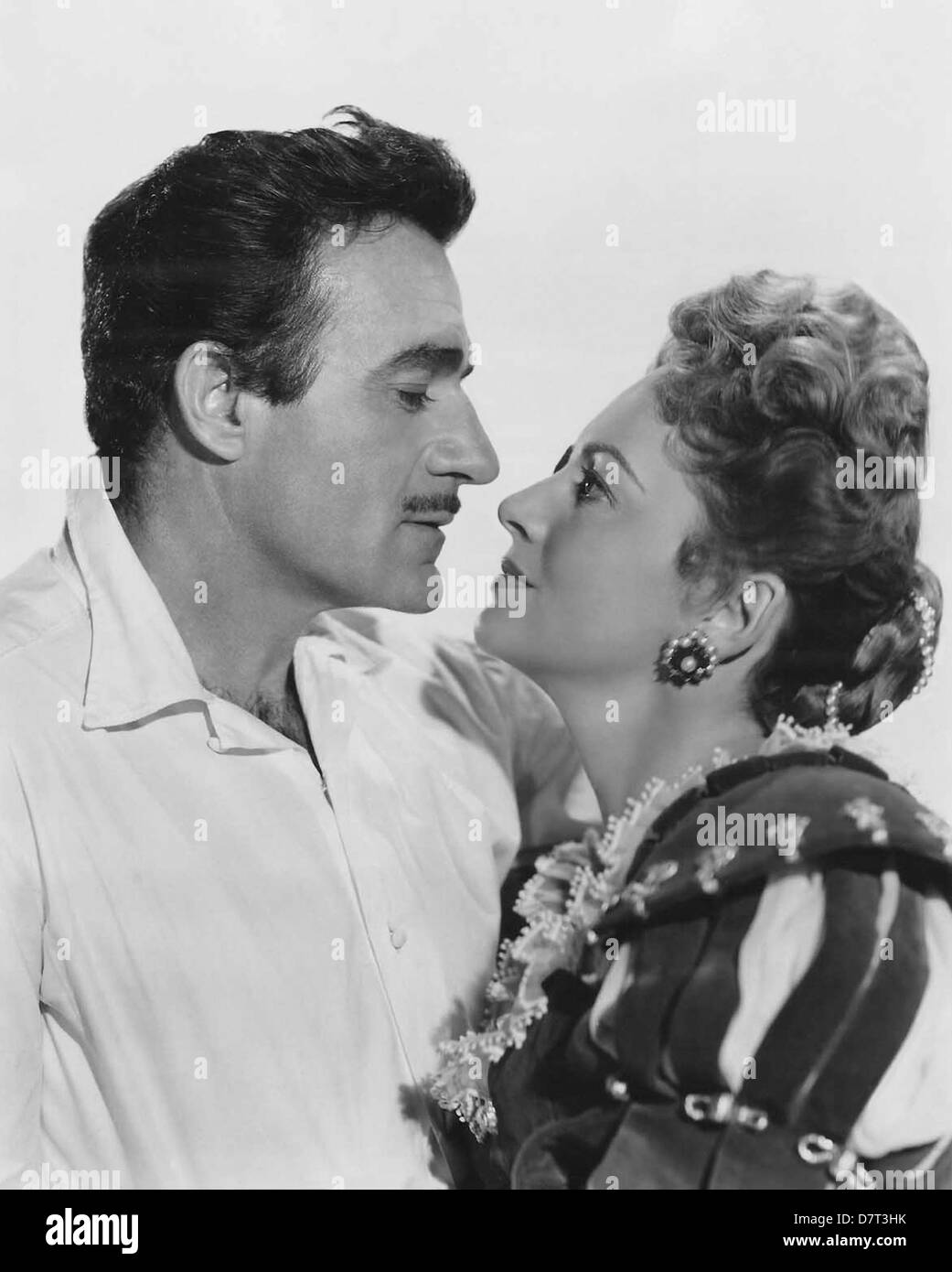 La donna che 1955 XX Century Fox film diretto da Terence Young con Olivia de Havilland e Gilbert Roland Foto Stock