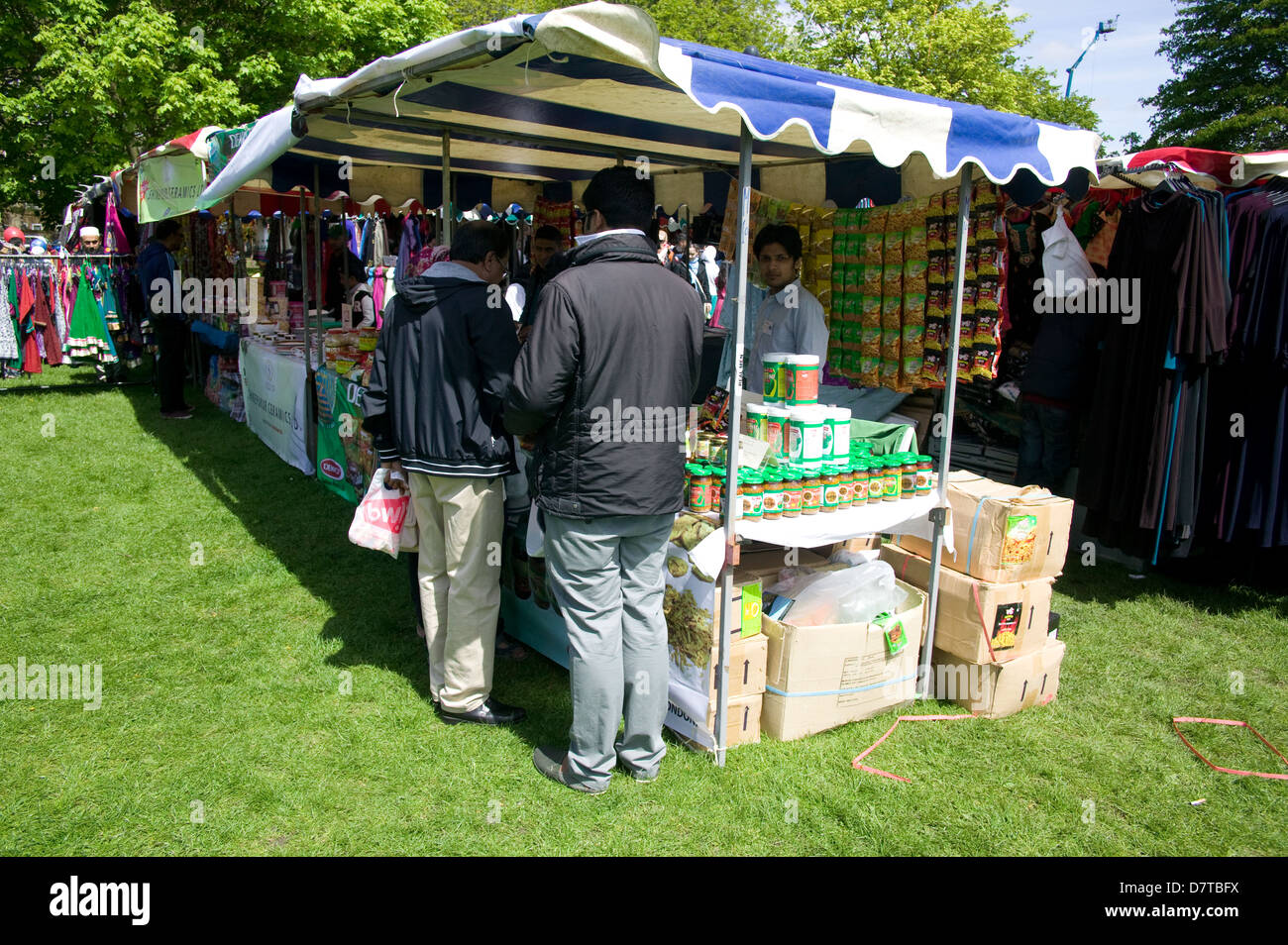 Tradizionale Indiano Bengali Baishakhi Mela Victoria Park Bow est di Londra Foto Stock