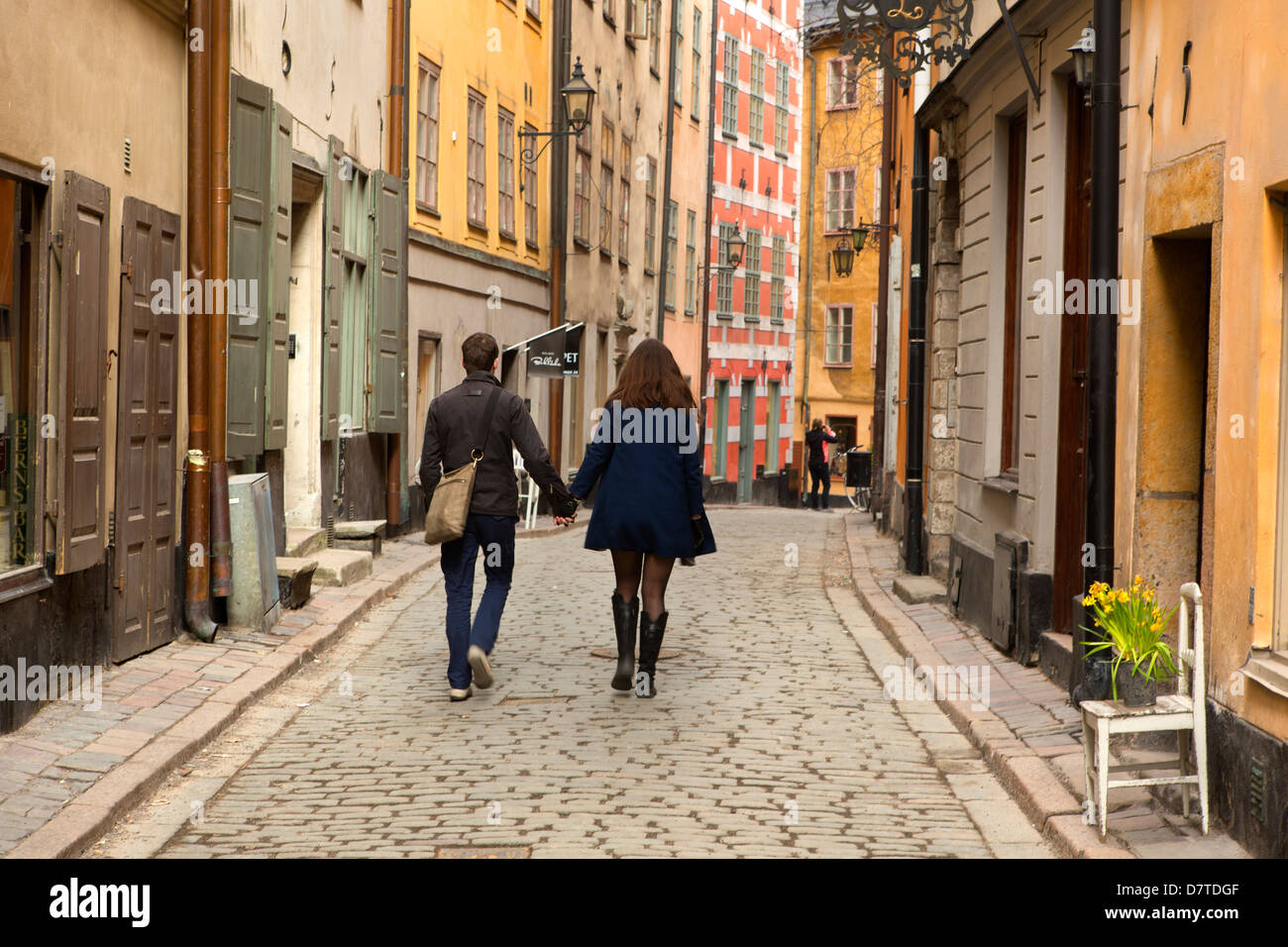 La Città Vecchia (Gamla Stan) a Stoccolma, Svezia. Foto Stock