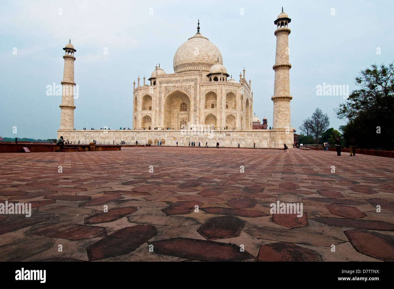 Taj Mahal (lato ovest) Foto Stock