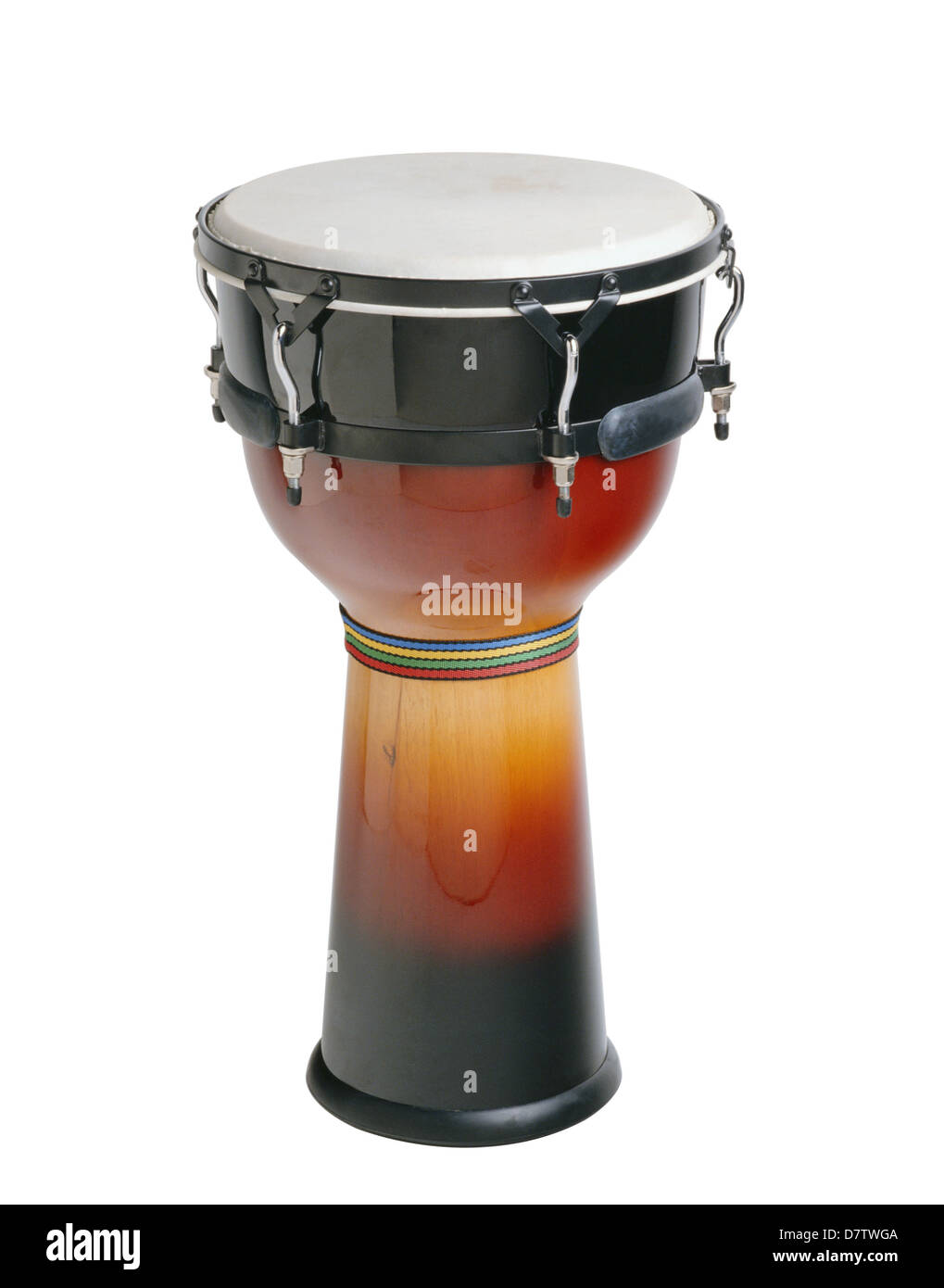 Original african djembe tamburo Foto Stock