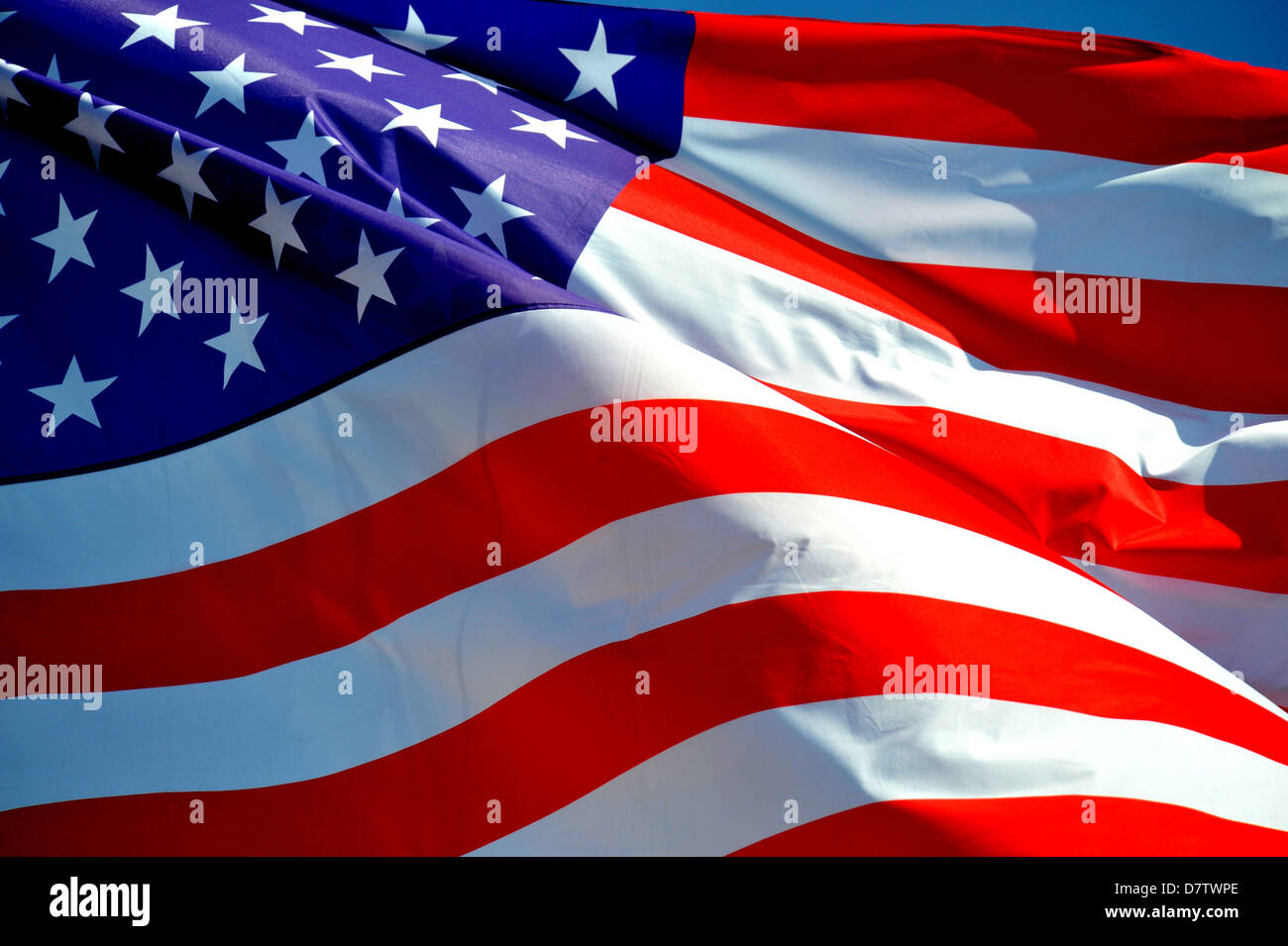 American, noi bandiera, STATI UNITI D'AMERICA Foto Stock