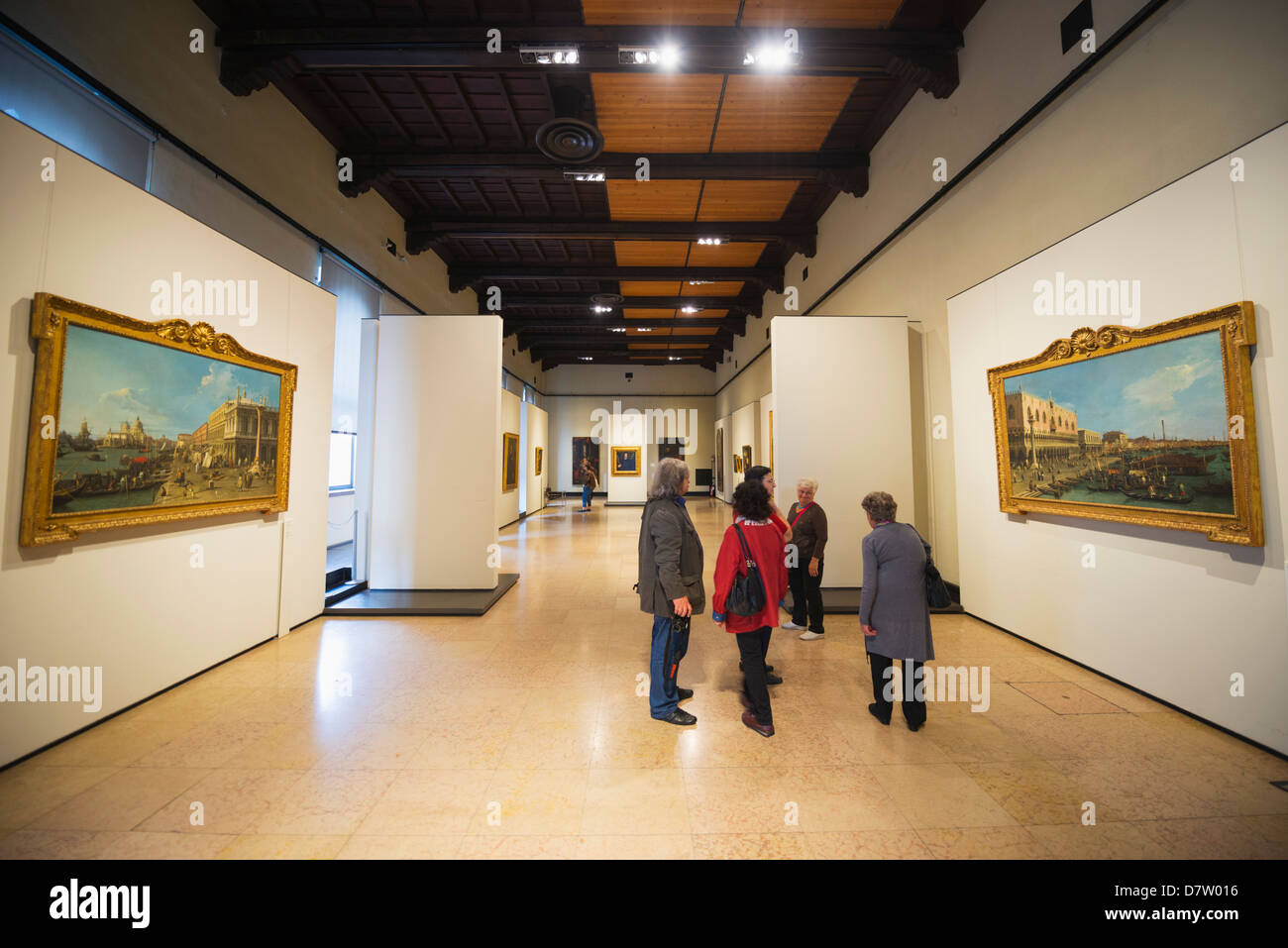 Galleria d'arte, Museo al Castello Sforzesco di Milano, Lombardia, Italia Foto Stock