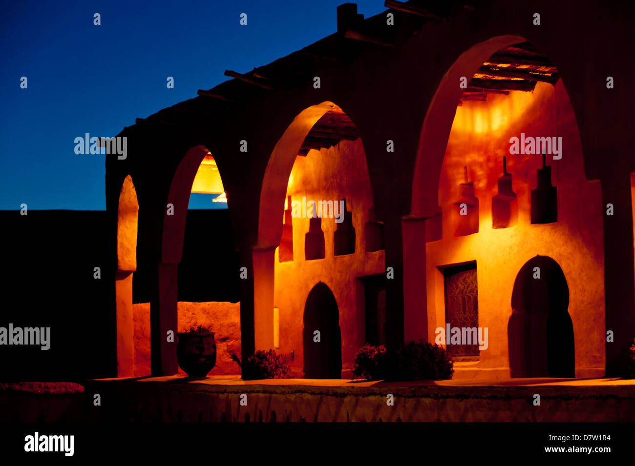 Ait Ben-Haddou, Sito Patrimonio Mondiale dell'UNESCO, Marocco, Africa del Nord Foto Stock