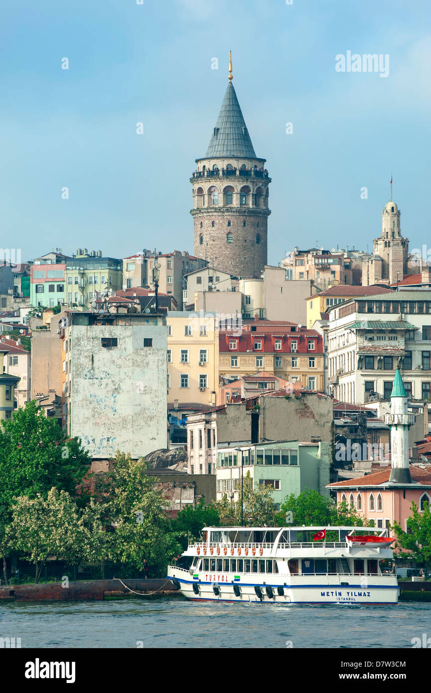 Torre di Galata, Istanbul, Turchia Foto Stock