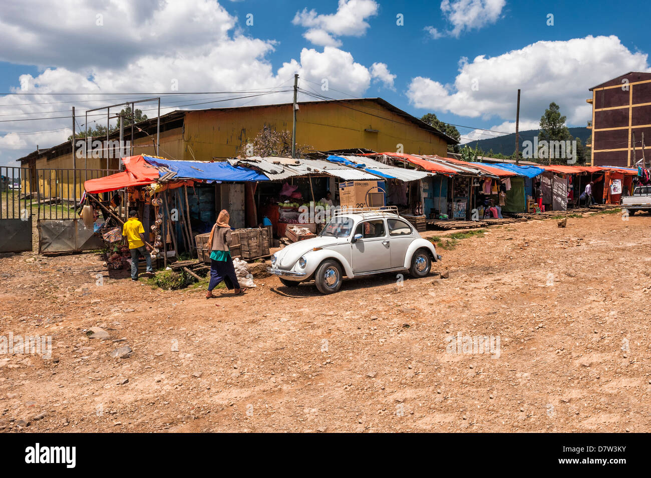 Scena di strada, Addis Abeba, Etiopia Foto Stock