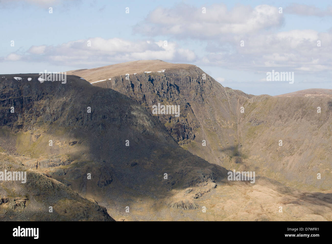 Helvellyn da Fairfield Horseshoe Foto Stock