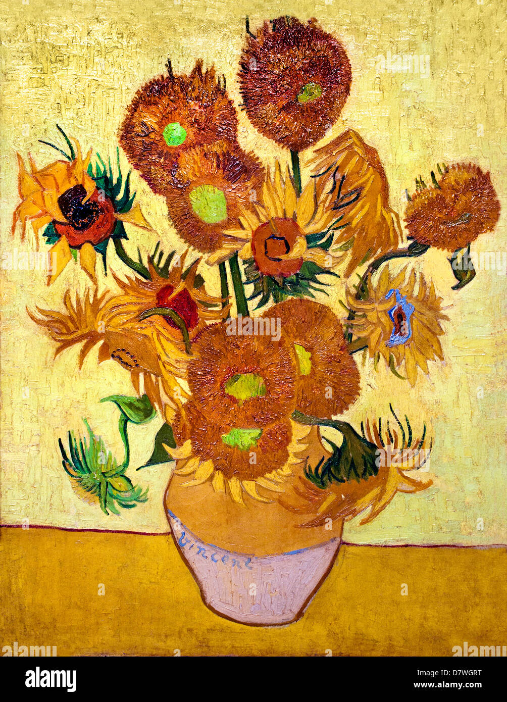 Girasoli 1889 Vincent van Gogh 1853 - 1890 Paesi Bassi olandese Post Impressionismo Foto Stock