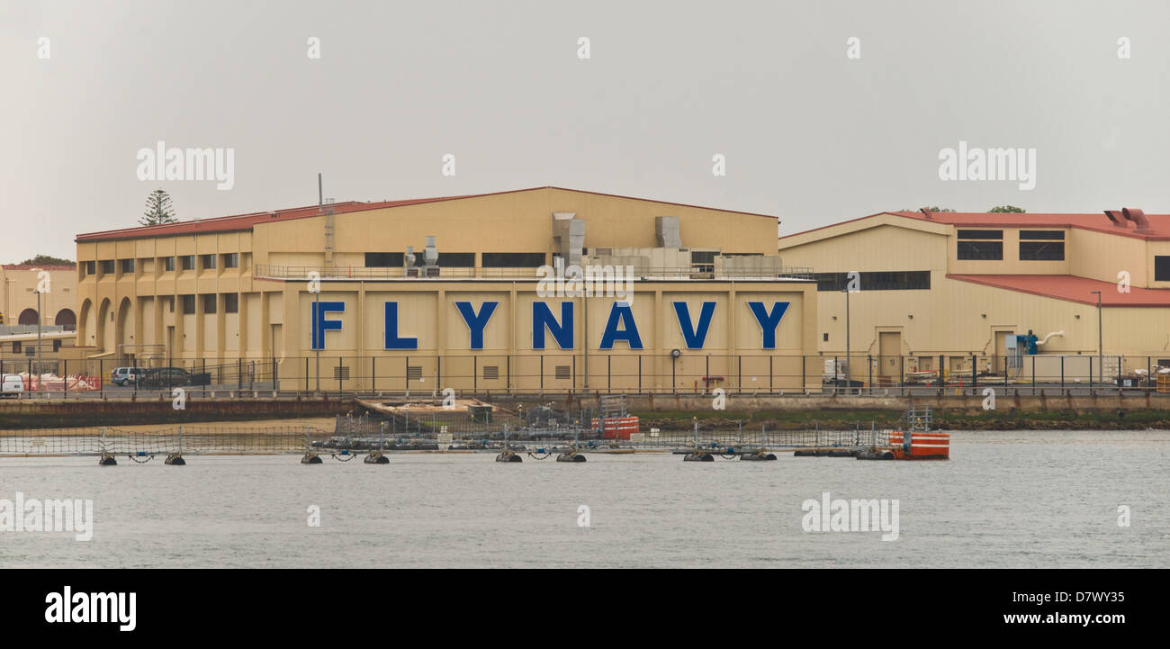 San Diego Base Navale, California Foto Stock