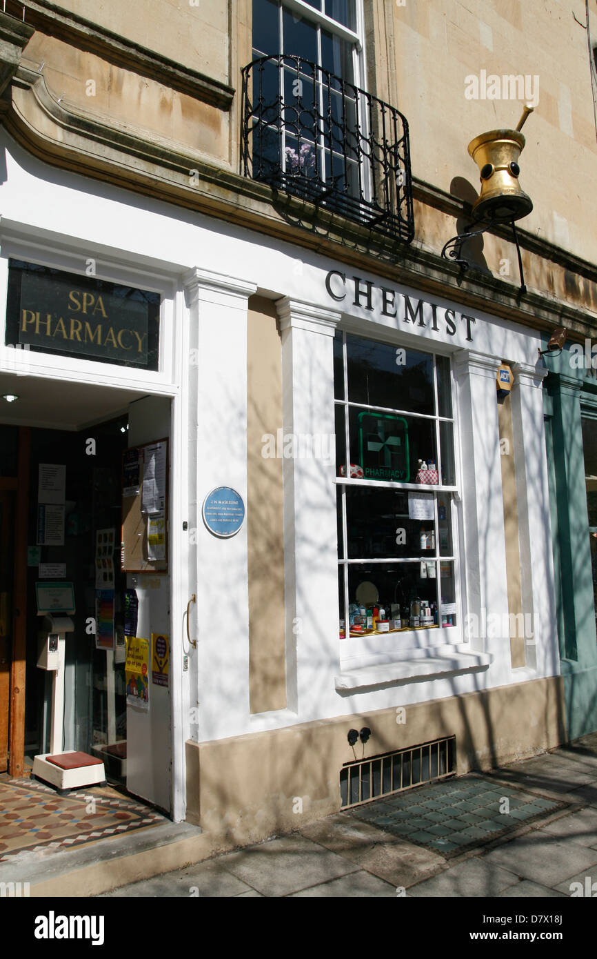 N Maskelyne illusionista vissuto qui Montpelier Street Cheltenham Gloucestershire England Regno Unito Foto Stock