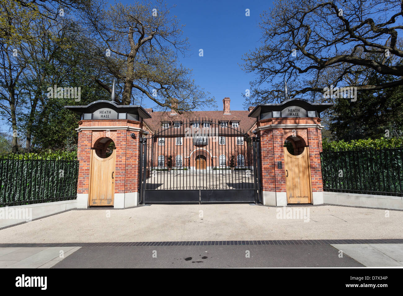 Heath Hall sui Vescovi Avenue, London N2, Inghilterra, Regno Unito. Foto Stock