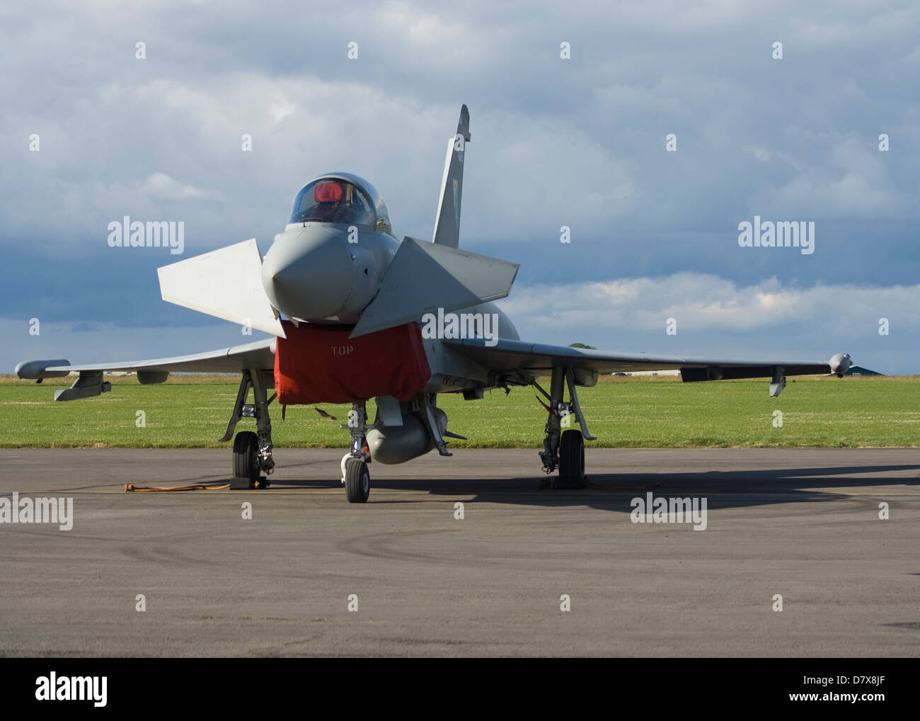 Eurofighter Typhoon ZJ925 RAF getto del Cotswold in Airshow Kemble Foto Stock