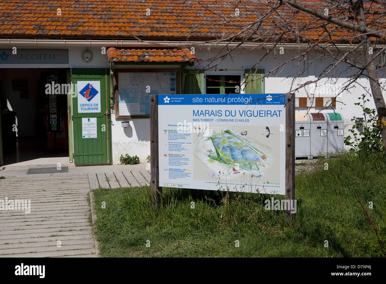 Mas Thibert (13,Francia) : Marais du Vigueirat Foto Stock