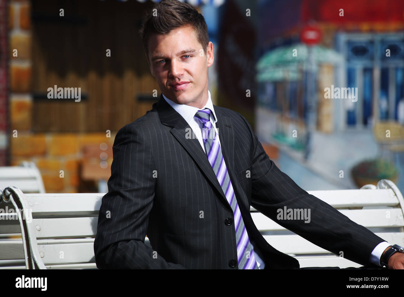 uomo d'affari Foto Stock