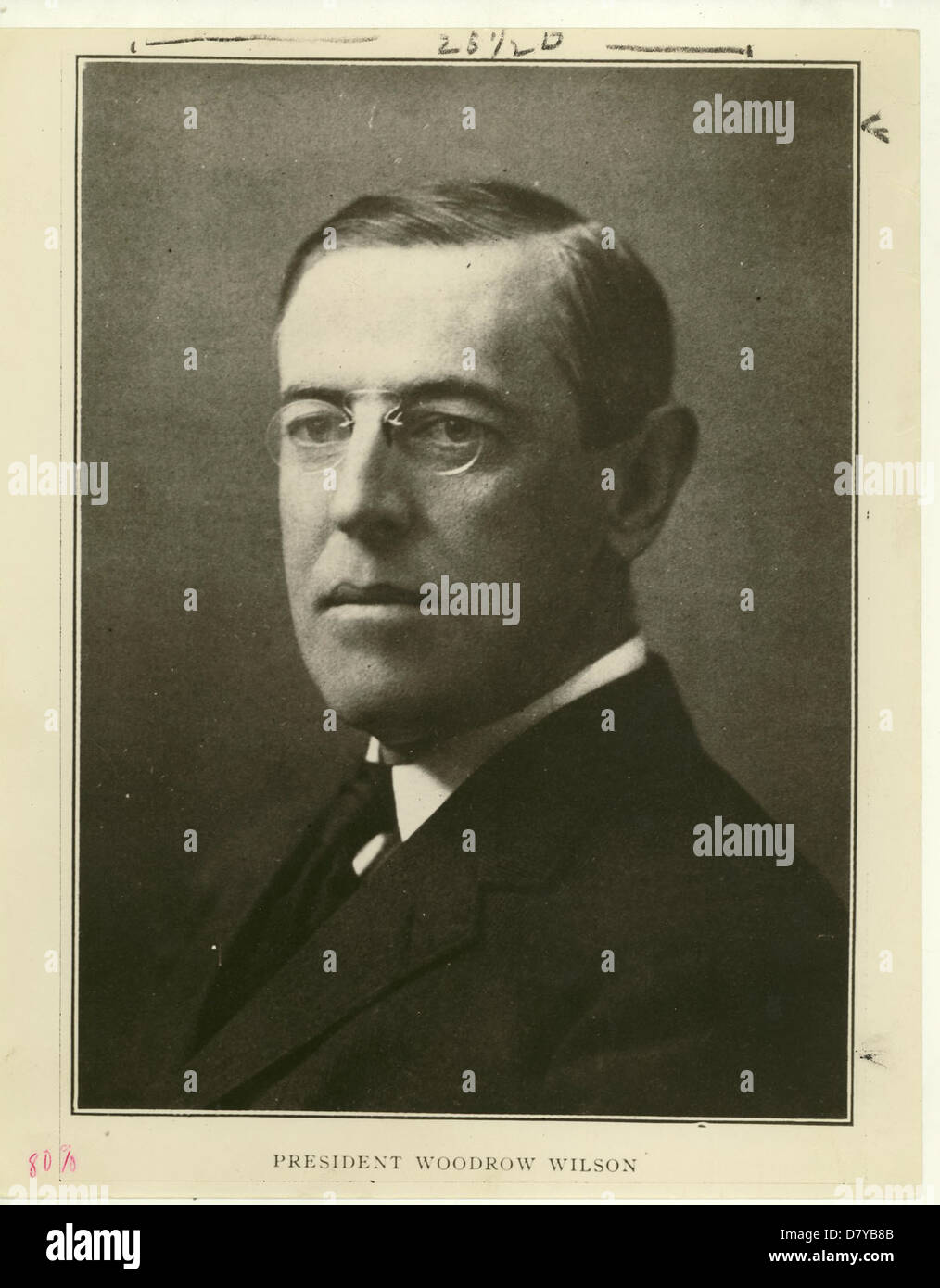 Woodrow Wilson, Presidente di Princeton Foto Stock