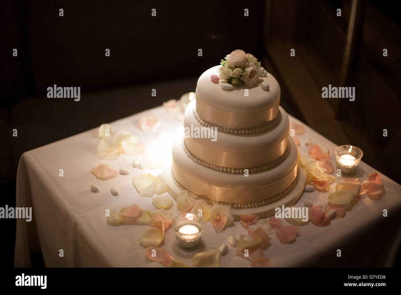 Dettagli del matrimonio Foto Stock