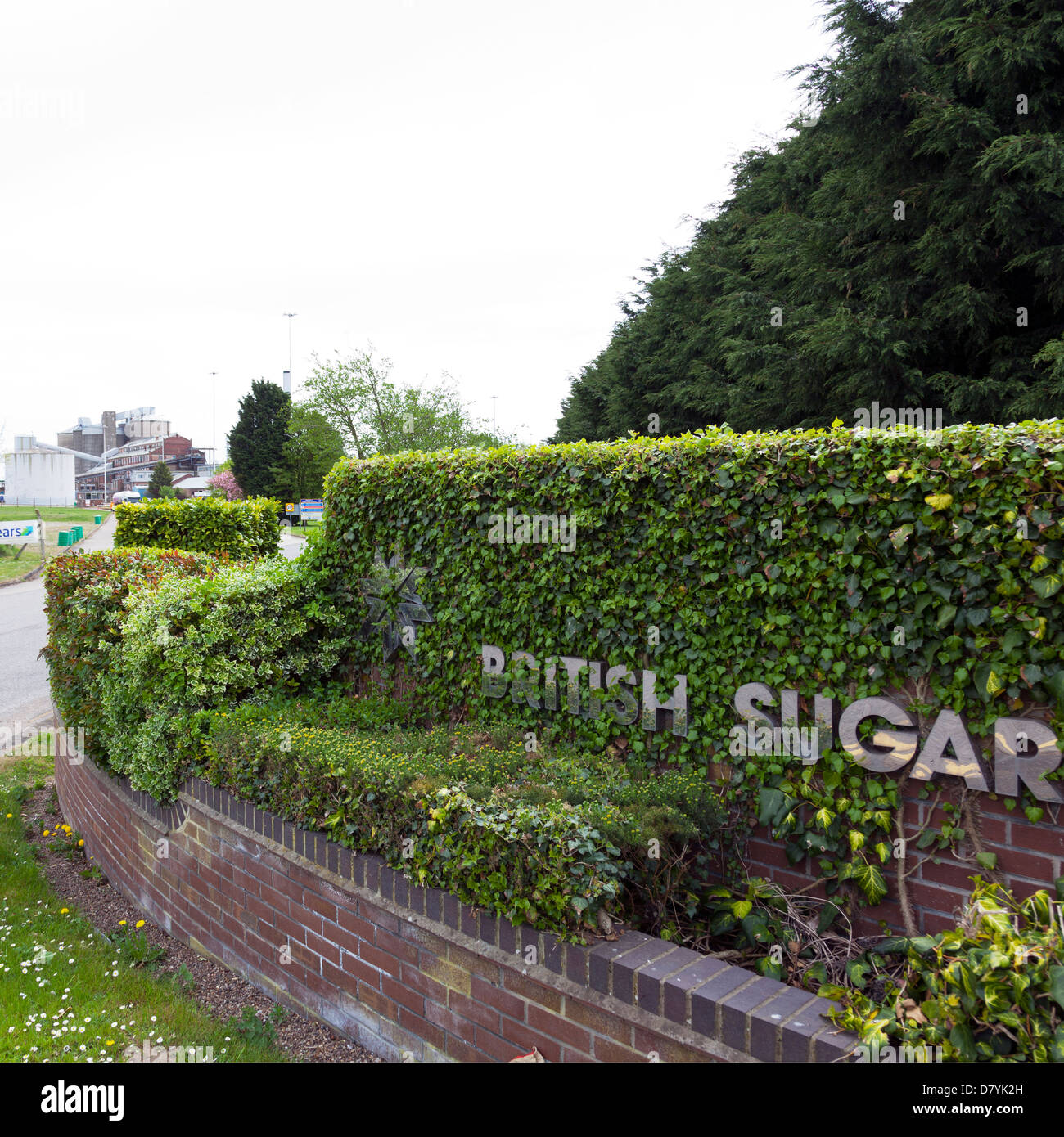 British Sugar nella factory di Bardney Village, Lincolnshire, Regno Unito, Inghilterra Foto Stock