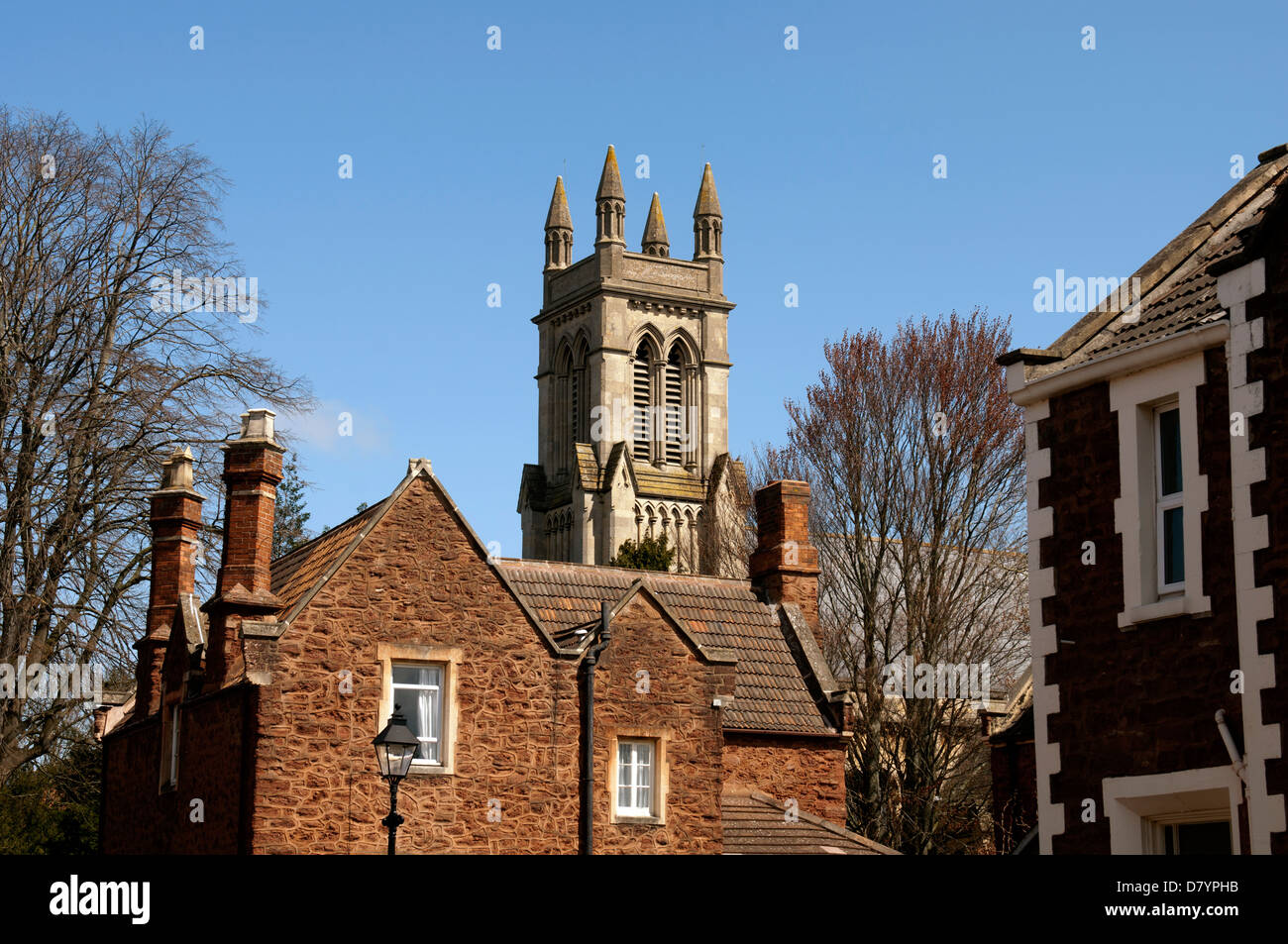 Chiesa di S. Giovanni Battista, Bridgwater, Somerset, Inghilterra, Regno Unito Foto Stock