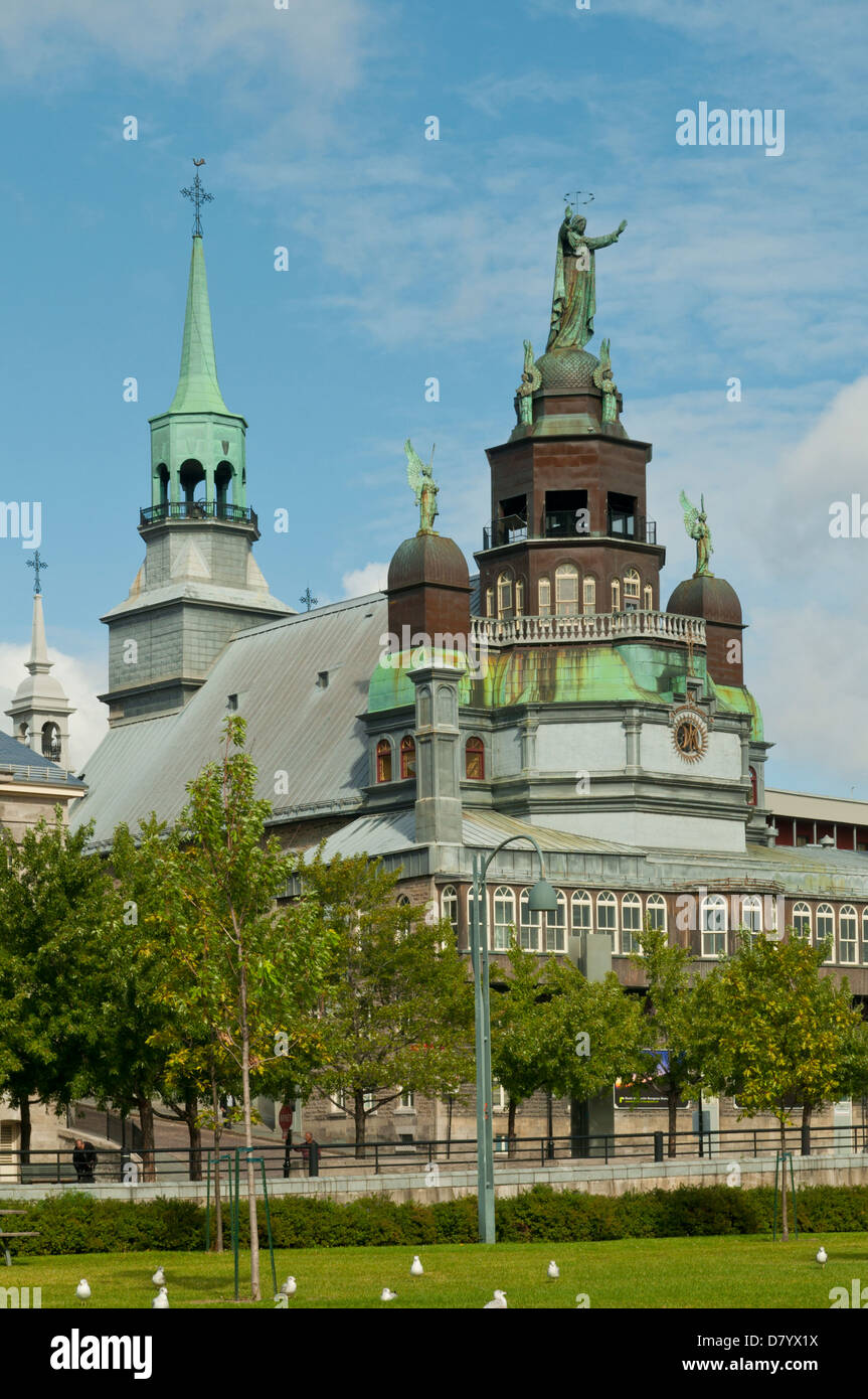 Cappella di Notre Dame de Bonsecours, Montreal, Quebec, Canada Foto Stock