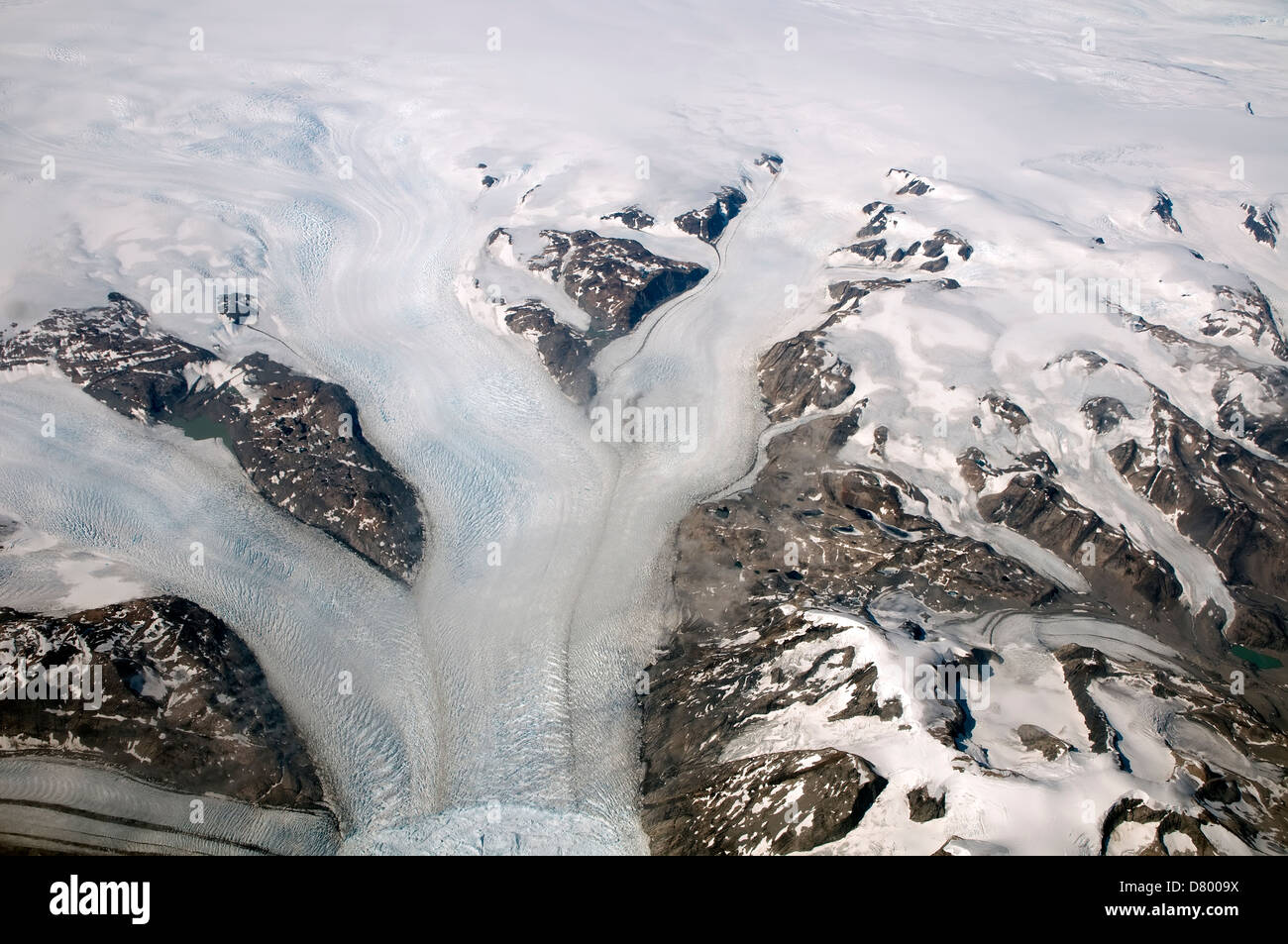 Ghiacciai della Groenlandia Foto Stock