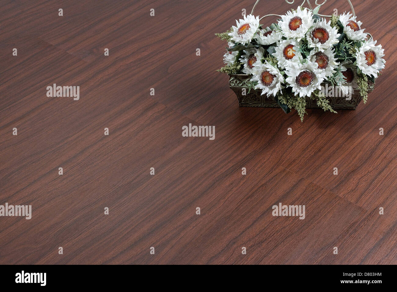 La texture del pavimento in legno con spazio vuoto per inserire testo o foto su di esso Foto Stock