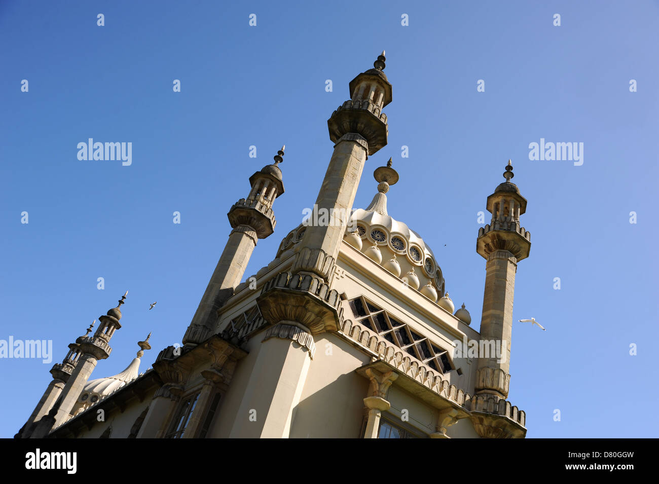 Il Royal Pavilion Brighton SUSSEX REGNO UNITO Foto Stock