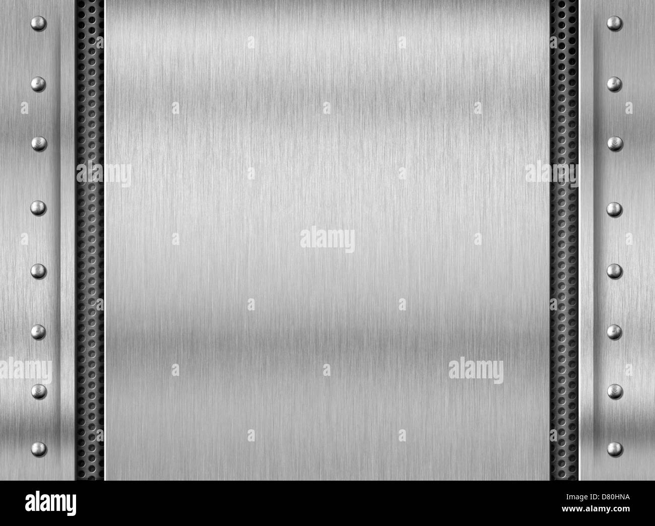Lamiera di acciaio texture di sfondo della piastra Foto Stock