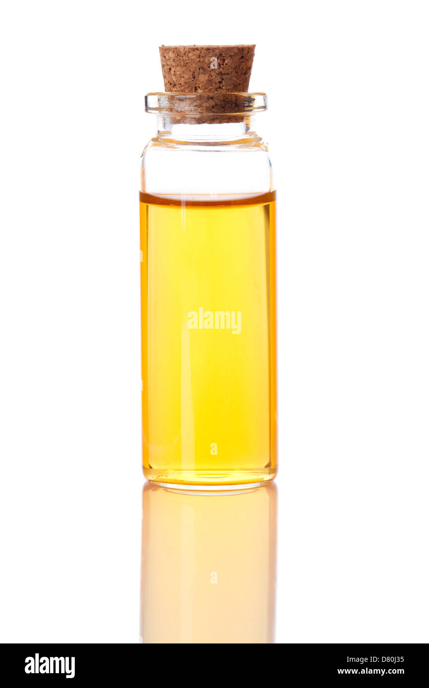 Un flaconcino di olio essenziale Foto Stock