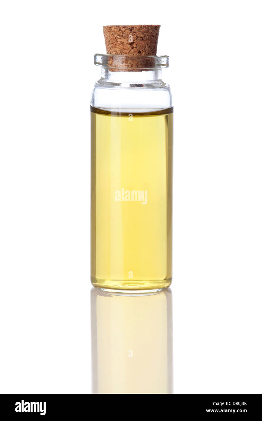 Un flaconcino di olio essenziale Foto Stock