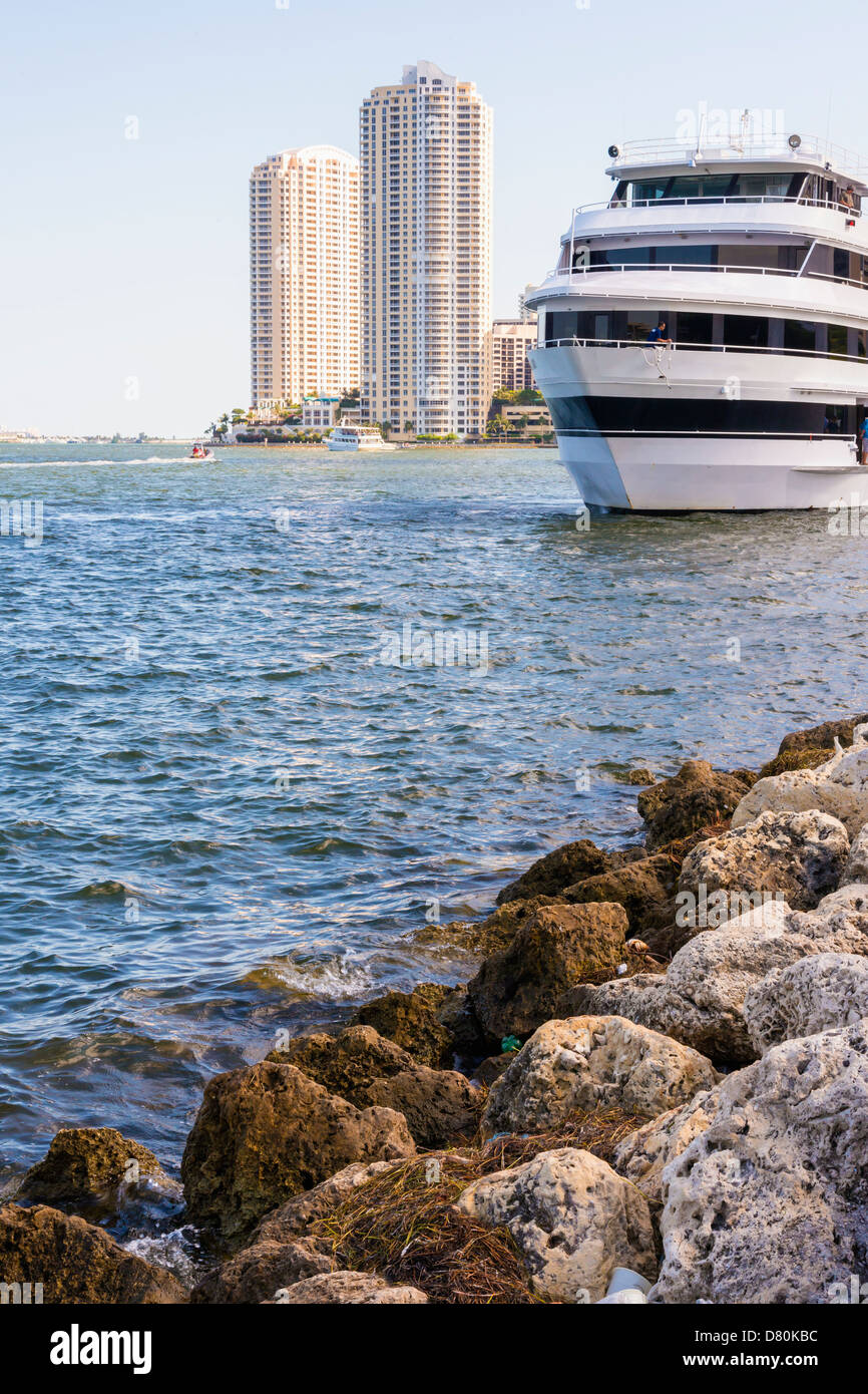 Porto di Miami, Florida, Stati Uniti d'America Foto Stock