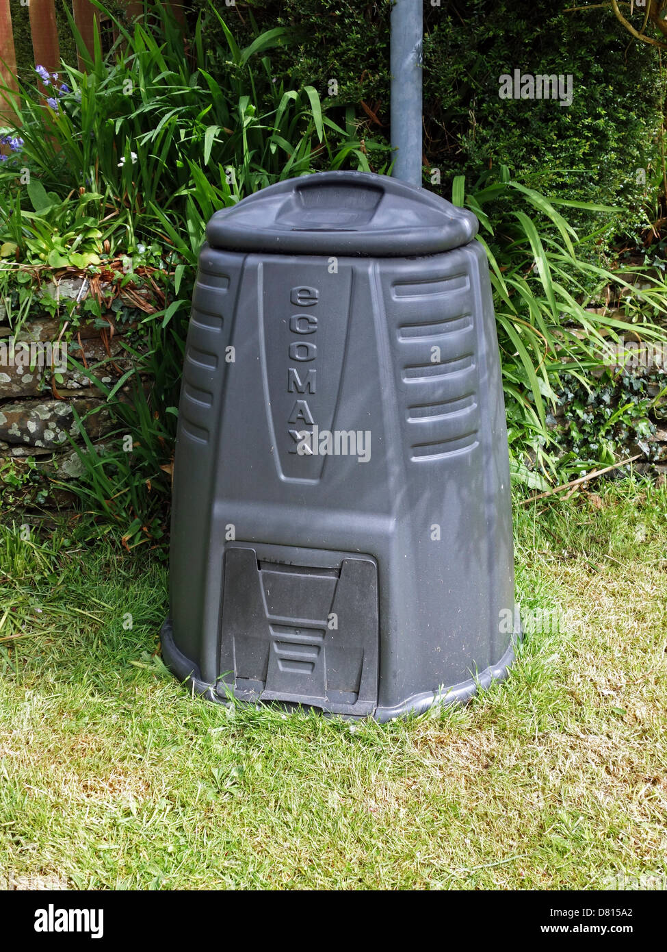 Un compost bin Foto Stock