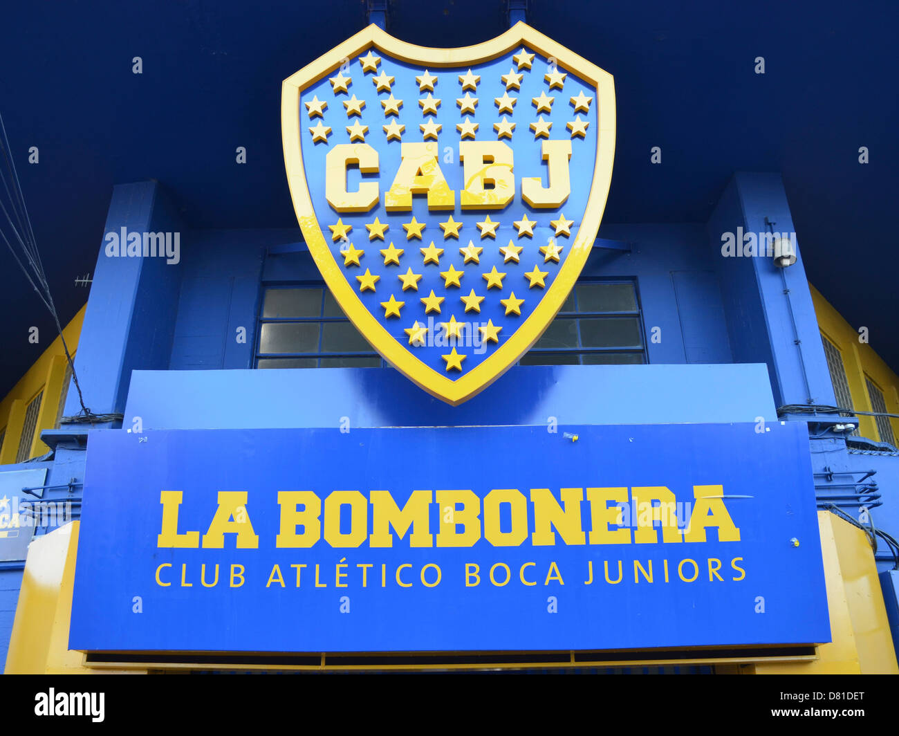 La Bombonera Stadium, casa Boca Juniors, Buenos Aires, Argentina Foto Stock
