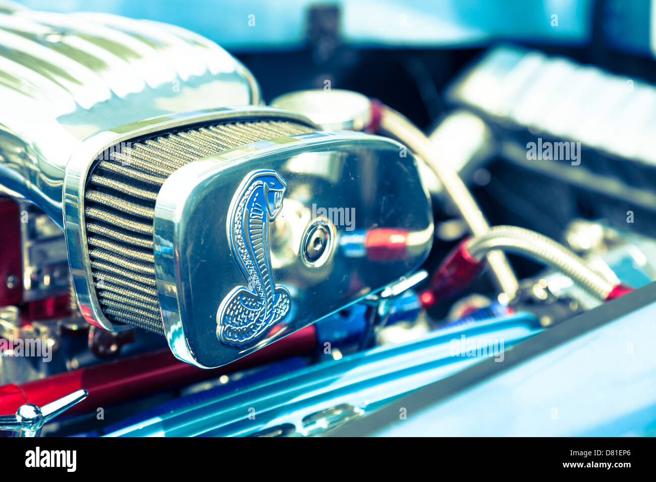 Elemento del filtro aria di una Ford Shelby Cobra Foto Stock