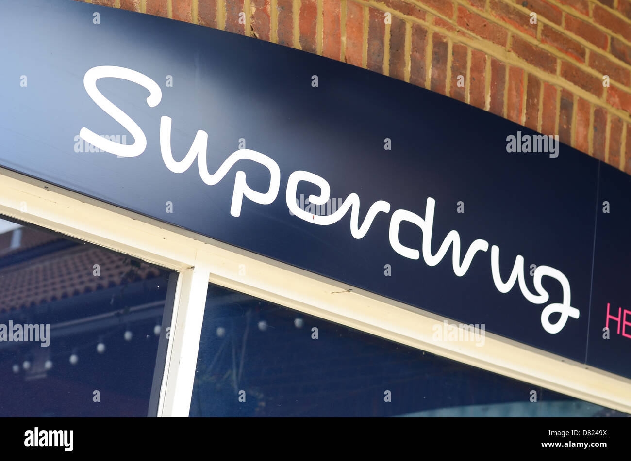 Superdrug, un britannico per la salute e la bellezza rivenditore. Foto Stock