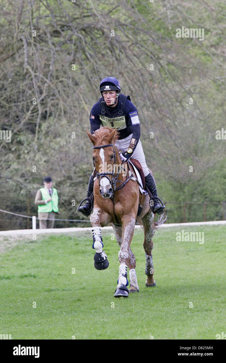 Oliver Townend su Armada al 2013 Mitsubishi Motors badminton Horse Trials Foto Stock